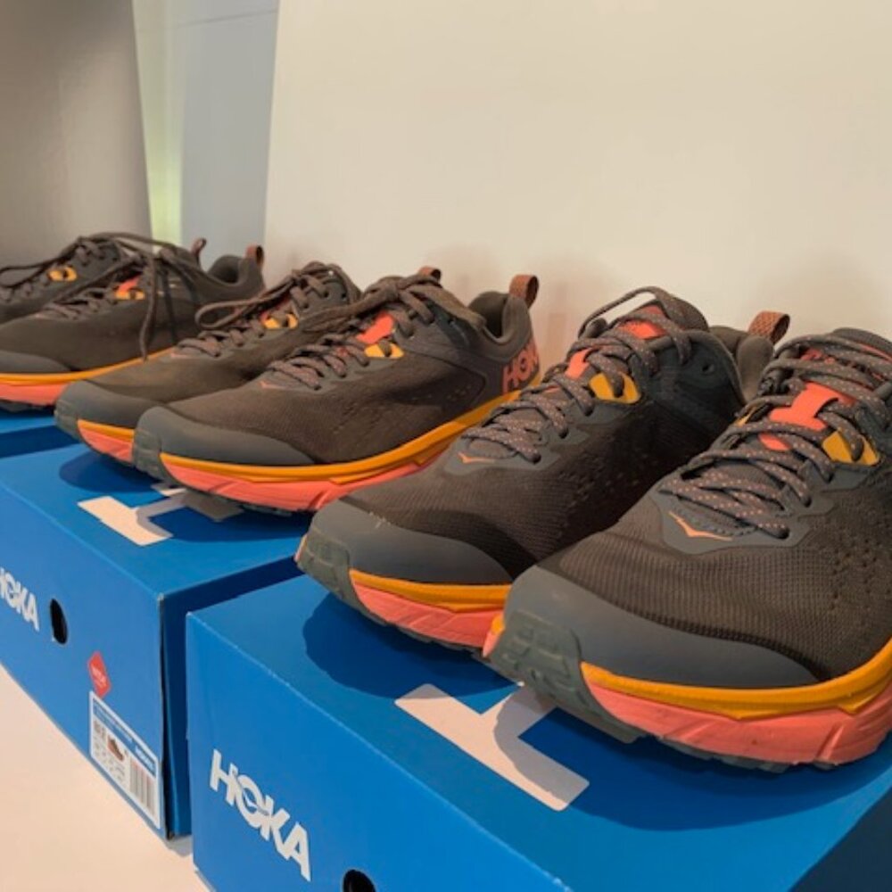 HOKA CHALLENGER ATR 6 Trail/Road Running Shoes Gray Women Size 9.5 Wide